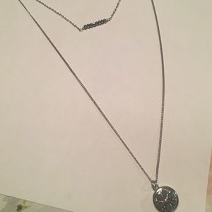Ginger Snaps double attached necklace